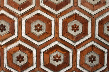 Texture of traditional korea brick wallのeditorial素材