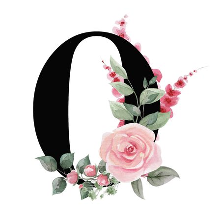 Number 0 for text design, holiday cards, decor and design of text messages, wedding invitations.の写真素材