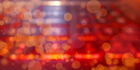 Background with bokeh light. Abstract red background for design, decoration, holiday banner cards,...