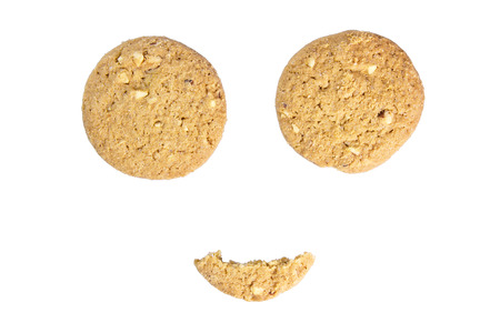 Smiley cookiesの写真素材