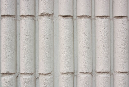 Closeup, cylindrical cement wall texture 