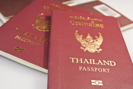 Thailand passport の写真素材