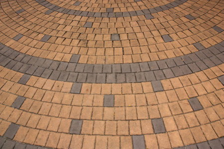 Stone blocks in the walkway  