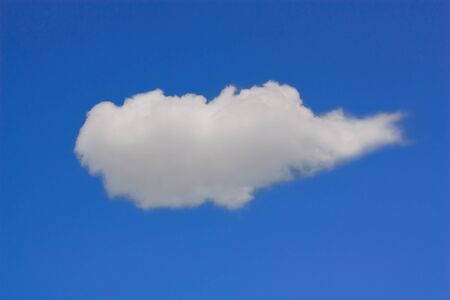 Blue sky with cloud.