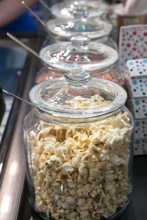 sweet ingredients used to make ice creamの写真素材