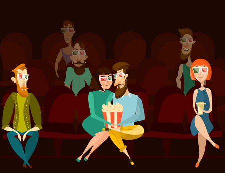 Cinema concept vector illustrationのイラスト素材