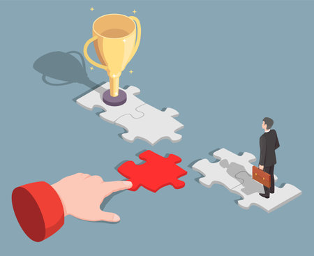 Business help vector hand and business manのイラスト素材