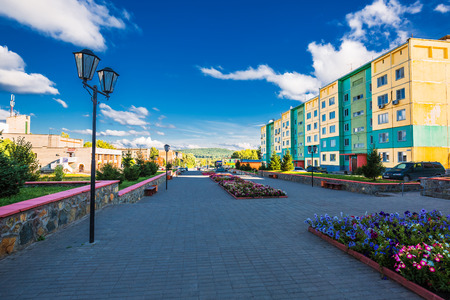 Gorny village, toguchinsky district, Novosibirsk region, Western Siberia, Russia-August 29, 2018:...
