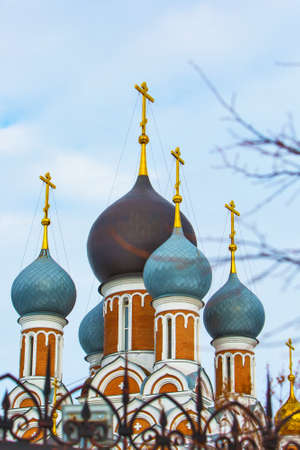 Berdsk, Novosibirsk region, Western Siberia, Russia-March 1, 2020: Orthodox Church in honor of the Transfiguration of the Lordのeditorial素材