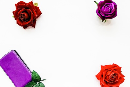 purple cover for a celluar phone on a white background