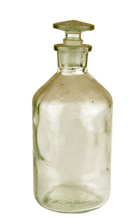 Old bottle for a drugstore or perfumeryの写真素材