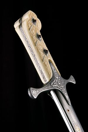 Ancient sabre. A smart variant of the fighting weaponの写真素材