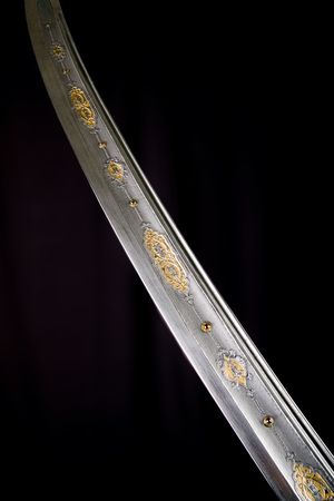 Ancient sabre. A smart variant of the fighting weaponの写真素材