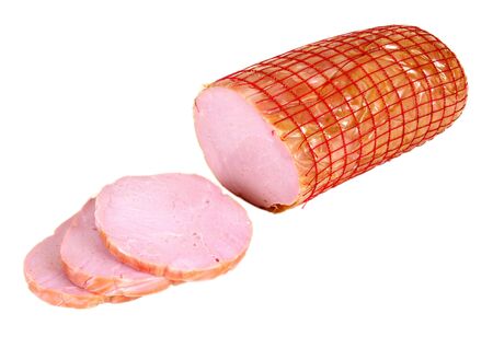 Meat and sausage products - very popular meal at many peopleの写真素材