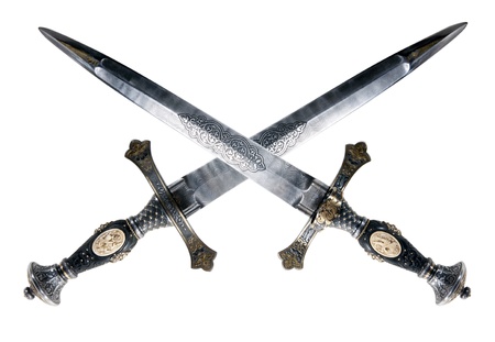 Medieval dagger. It was often used by piratesの写真素材