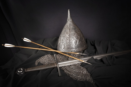 Armour of the medieval knightの写真素材