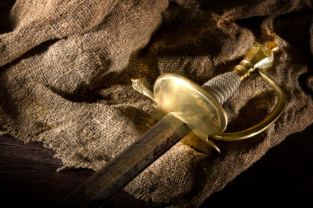 Ancient sabre. A smart variant of the fighting weapon