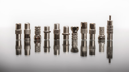 Coaxial connectorsの写真素材