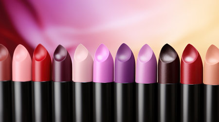 Daring and Fresh. Bold Lipstick Trends for the Confident Woman. Generative AIの素材