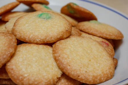 Cookies photoset. Making cookies in a stove.の写真素材
