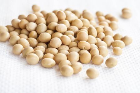 health natural more yellow soybeans in white paper