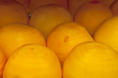 more orange persimmon closeup