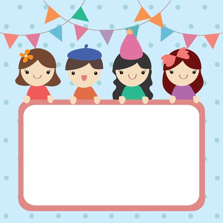 Notepad decorated in party theme,  illustrationのイラスト素材