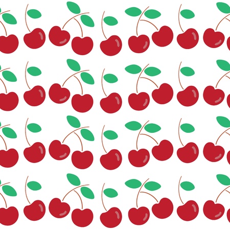 Seamless pattern of cherry.のイラスト素材