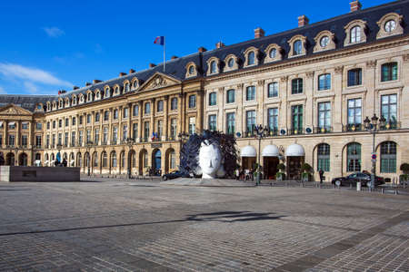FRANCE, PARIS - OCTOBER, 02, 2016 Streets, buildings and traffic.のeditorial素材