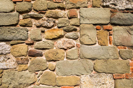 Dry stone wall texture background