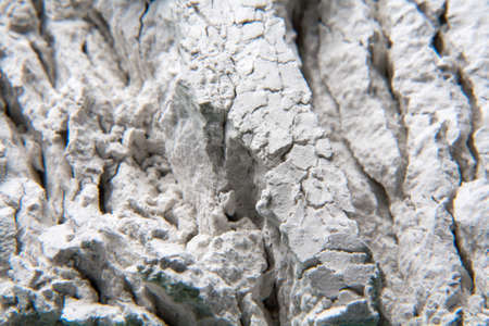 Pile of White Sand Isolated on darck Background.