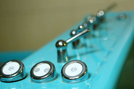 Hydro massage baths in hotel spa centerの写真素材
