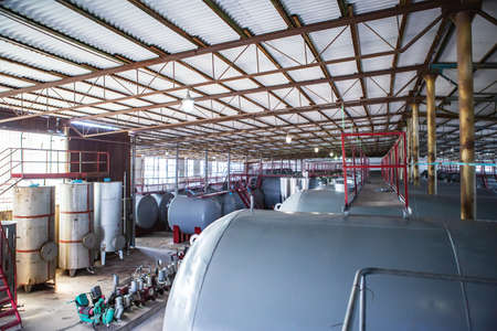 factory equipment for the production of alcohol