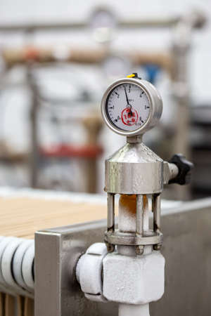 factory equipment for the production of alcoholの写真素材
