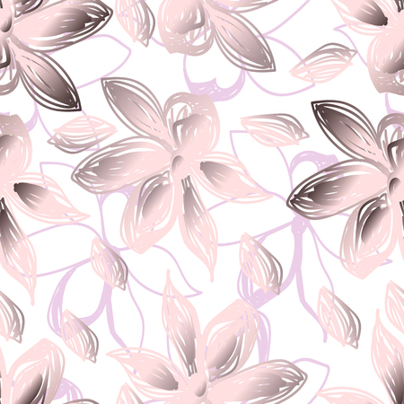 Floral seamless pattern.のイラスト素材