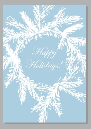 Abstract hand drawn universal card, happy holidays vector graphic background for invitations, greeting cards, posters, covers, postcards, etc.のイラスト素材