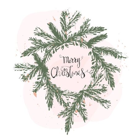 Abstract hand drawn universal card. Happy holidays vector graphic background for invitations, greeting cards, posters, covers, postcards, etc.のイラスト素材