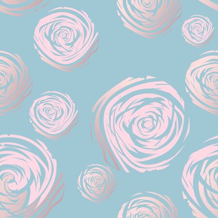 Abstract roses pattern.のイラスト素材