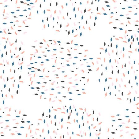 Collection of Trendy abstract pattern set in terrazzo style. Wallpaper, textile, party invitation, wrapping, birthday, anniversary, etc Vector.のイラスト素材