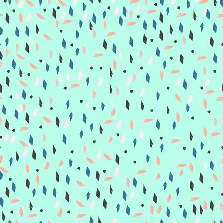 Trendy abstract pattern in terrazzo style. Wallpaper, textile, party invitation, wrapping, birthday, anniversary etc Vector illustrationのイラスト素材