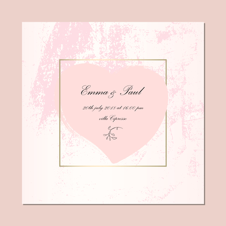 Trendy Elegant Pink Gold Cards. Chic background for your design made in vectorのイラスト素材