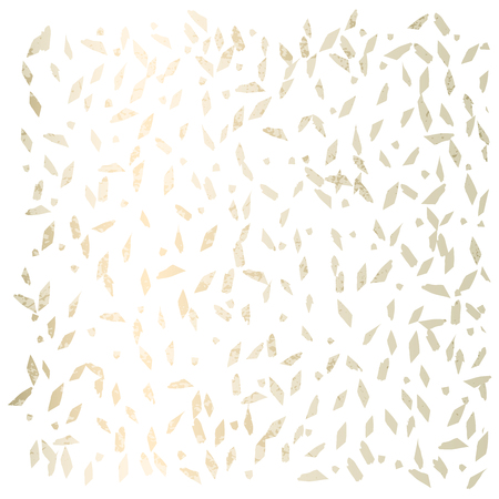 Trendy Chic Pastel colored background with Gold Foil geometric shapes. Abstract unusual textures for wallpaper, wedding invitation cards, business cards, fashion headers, decoration elements. Vectorのイラスト素材