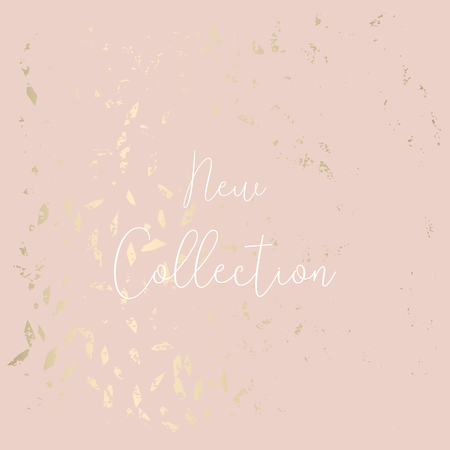 Worn Marble Gold and Pastel advertising background. Fashion artistic template for new collection sign board or sale banner design. Trendy chic and vintage old texturesの写真素材