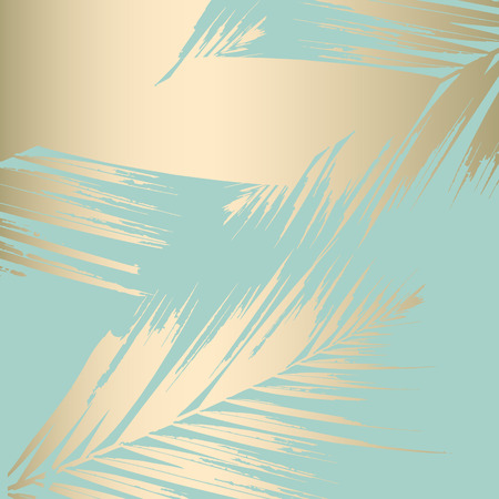 Autumn abstract foliage rose gold blush background. Chic trendy print with botanical motifsの写真素材