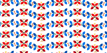 Floral seamless pattern in nordic minimal scandinavian style for wallpaper, wrapping paper, textile, etcのイラスト素材