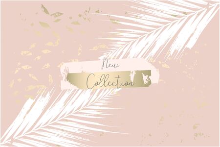 trendy blush pink gold feminine pastel texture background for stunning design of headers, covers, banners, posters, greeting cards, wedding, fashion, invitations, etcのイラスト素材