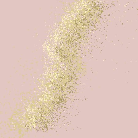 Elegant luxury nude rose pink blush and gold glitterのイラスト素材