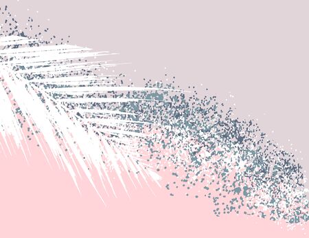 Elegant luxury nude rose pink blush and gold glitter brush stroke backgroundのイラスト素材