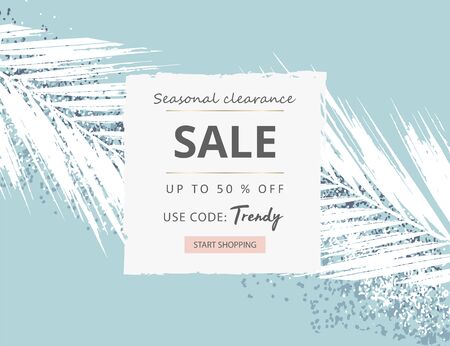 Elegant luxury blue mint pink blush and silver glitter brush stroke background. Chic trendy beauty concept bannerのイラスト素材
