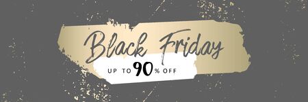 Black Friday autumn elegant collection trendy chic gold blush background for social media, advertising, banner, invitation card, fashion header, businessのイラスト素材